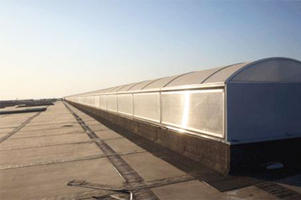  	圆拱型电动采光排烟天窗